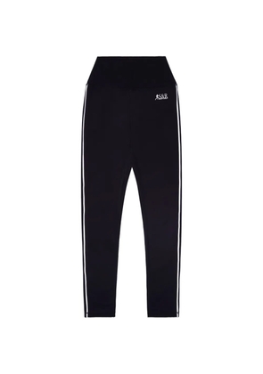Sporty & Rich SR Runner striped leggings - Black