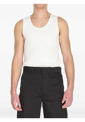 LEMAIRE ribbed tank top - White