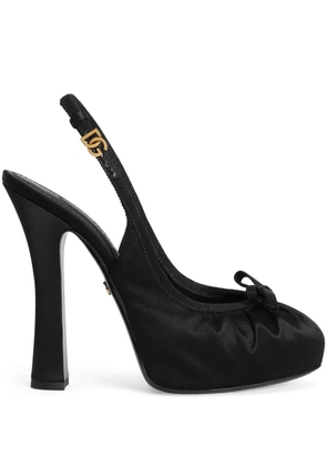 Dolce & Gabbana satin pumps - Black