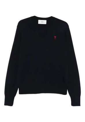 AMI Paris Ami De Coeur crew-neck wool sweater - Blue