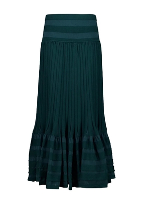 ZIMMERMANN Teal Rebellion midi skirt - Green