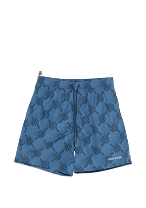 Daily Paper patterned swim shorts - Blue