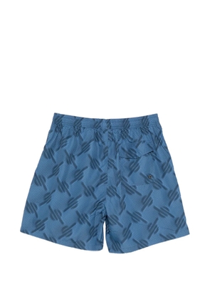 Daily Paper patterned swim shorts - Blue