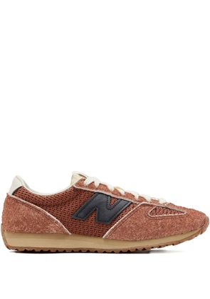 New Balance suede panelled sneakers - Brown