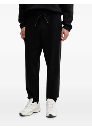 BOSS drawstring logo-detail track trousers - Black