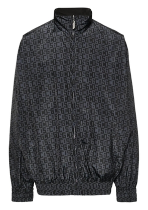 GCDS reversible logo-print jacket - Black