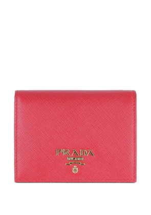 Prada small Saffiano leather wallet - Red