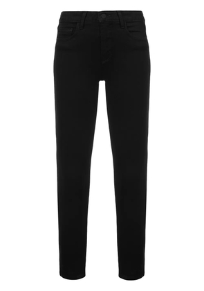 L'Agence high rise ankle grazer jeans - Black