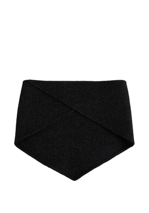 Jil Sander textured scarf - Black