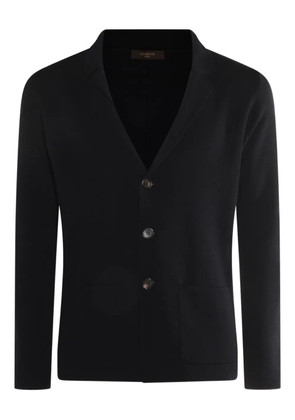 Zanone button-up cardigan - Black
