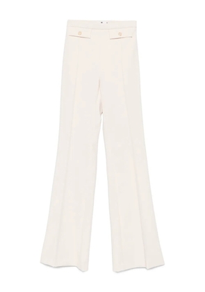Elisabetta Franchi button-detailed flared trousers - Neutrals