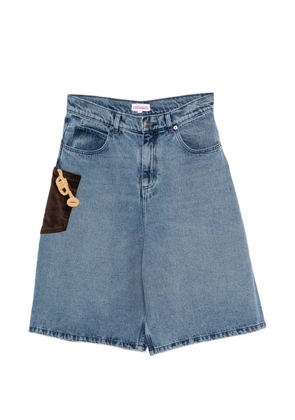 Charles Jeffrey Loverboy patch-pocket shorts - Blue