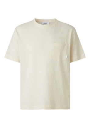 Lardini striped pocketed T-shirt - Yellow