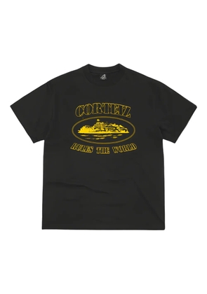 CORTEIZ alcatraz-print T-shirt - Black