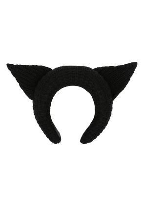 Charles Jeffrey Loverboy Ears Alice headband - Black