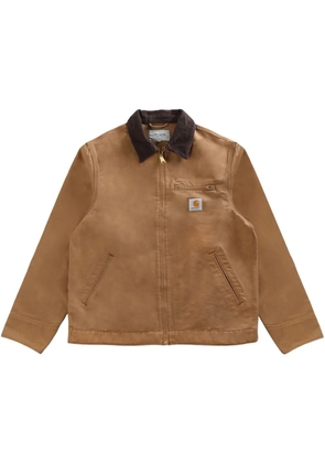 Carhartt WIP Detroit corduroy collar zipped jacket - Brown