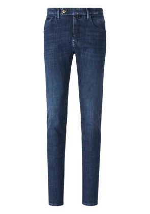 Incotex twill-weave straight jeans - Blue