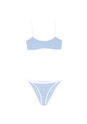 Hunza G Tyler textured bikini - Blue
