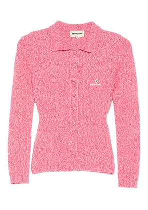 SHUSHU/TONG polo-collar cardigan - Pink