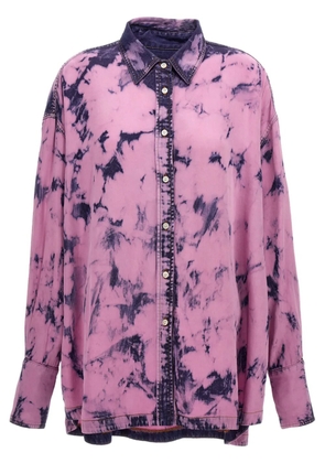 DARKPARK acid-wash shirt - Pink