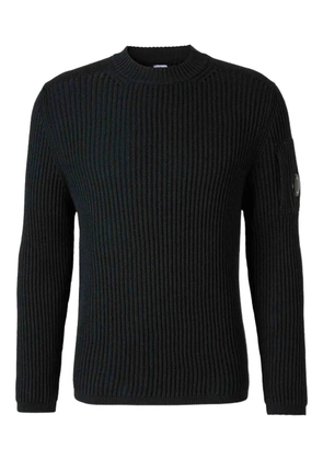 C.P. Company ribbed round-neck sweater - Black