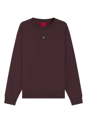 HUGO logo-patch sweater - Brown