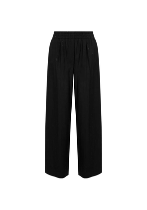 Brunello Cucinelli sequin striped trousers - Black