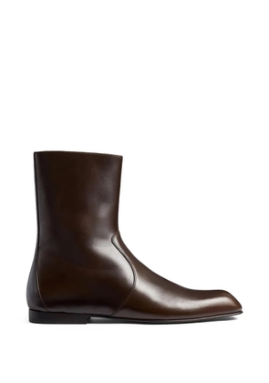 KHAITE Colt ankle boots - Brown