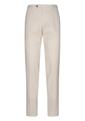 PT Torino mid-rise cotton chino trousers - Neutrals