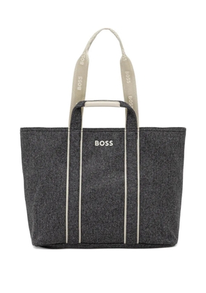BOSS logo-detail tote bag - Grey