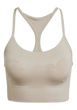 adidas by Stella McCartney camouflage sports bra - Neutrals