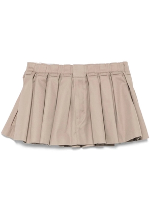 Alexander Wang pleated miniskirt - Green