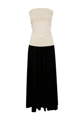 By Malene Birger Marciella strapless colour-block maxi dress - Black
