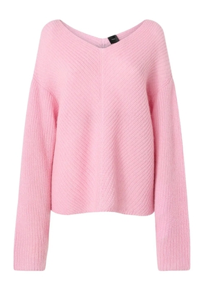 PINKO v-neck ribbed knit sweater