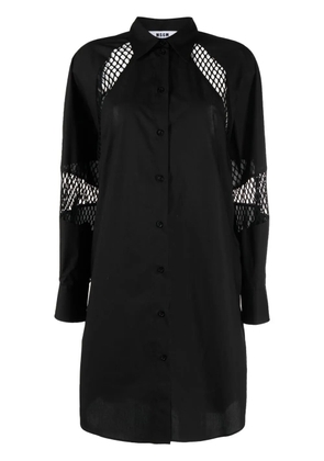 MSGM shirt mini dress - Black