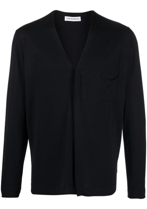 GOES BOTANICAL V-neck merino cardigan - Blue