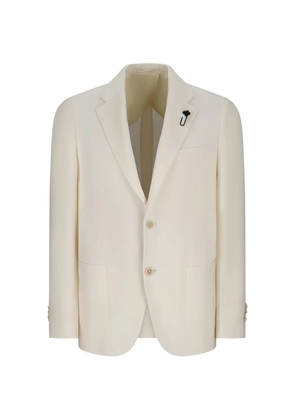 Lardini single-breasted blazer - Neutrals