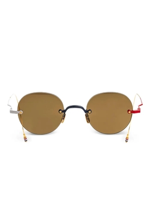 Thom Browne Eyewear round-frame sunglasses - Gold
