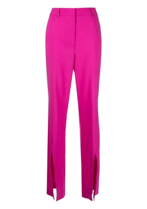 Giuseppe Di Morabito high-waisted slit-detail trousers - Pink