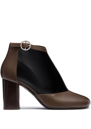 LEMAIRE 80mm cut-out boots - Brown