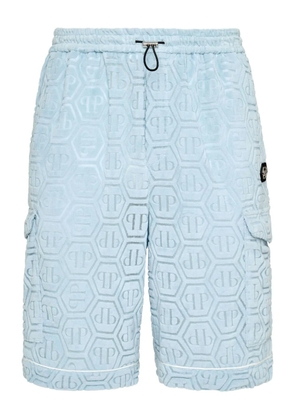 Philipp Plein Monogram shorts - Blue