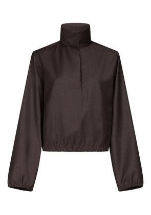 LouLou de Saison high-neck sweatshirt - Brown