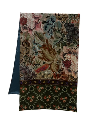 Pierre-Louis Mascia Kanadas floral scarf - Green