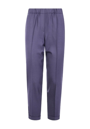 Antonelli elastic-waist trousers - Blue