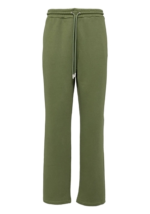 Off-White logo-embroidered track pants - Green