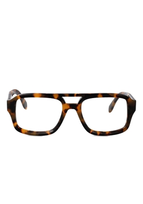Palm Angels Eyewear tortoiseshell-effect glasses - Brown