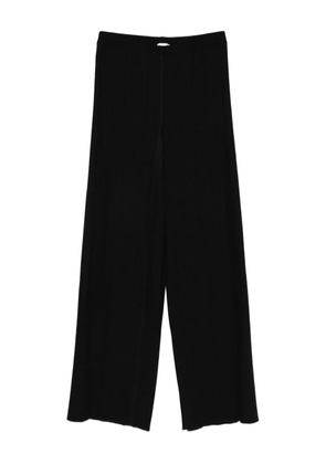 Forte Forte plissé crepe trousers - Black