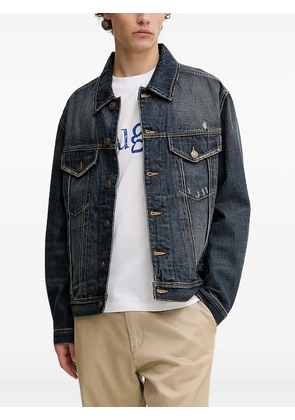 HUGO distressed denim jacket - Blue