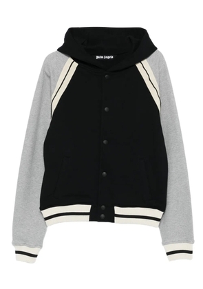 Palm Angels hooded baseball jacket - Black