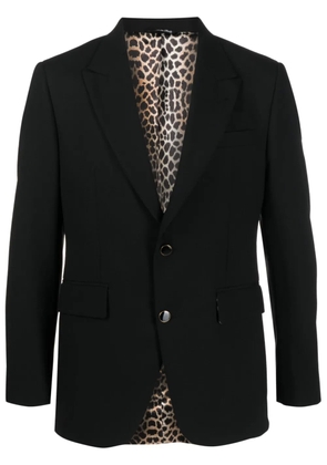 ERALDO notched-lapel single-breasted blazer - Black